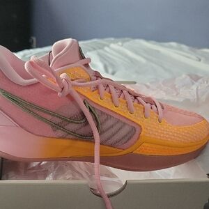 Nike Sabrina Ionescu West Coast Pink and Orange Sneakers with Breathable Mesh